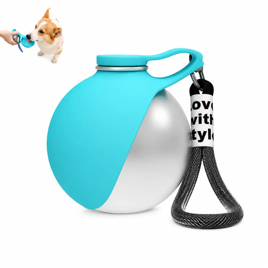 Durable Spill-Proof Dog Water Dispenser – Premium Portable Bottle for All-Terrain Travel with Effortless Single-Handed Operation and Leak-Free Assurance