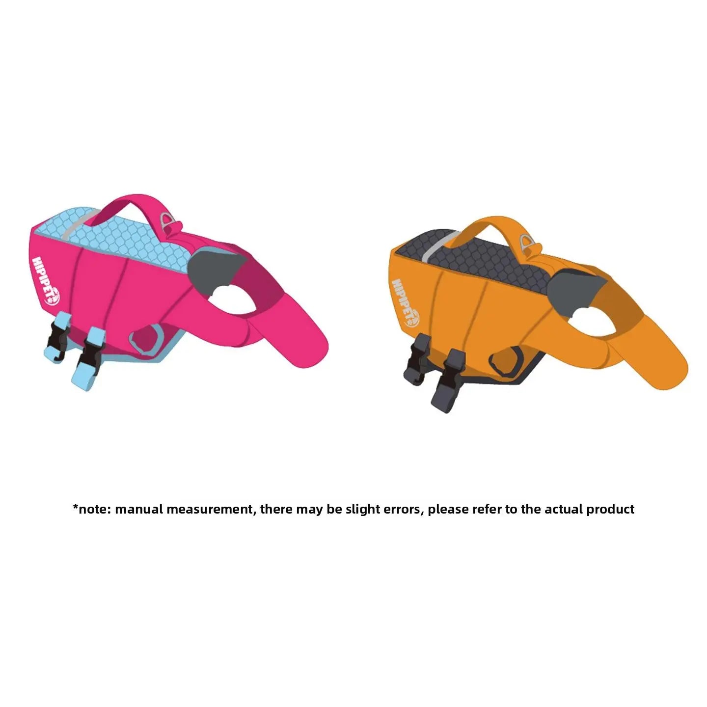 Dog Life Jacket - Pet High-Visibility Gear with Bright Contrast Colors, Ripstop Quick-Dry Fabric, Head Support, Enhances Visibility Water Safety Lifesaver for Pool, Lake Activities