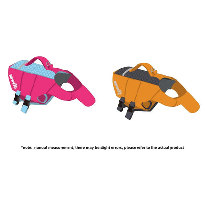 Dog Life Jacket - Pet High-Visibility Gear with Bright Contrast Colors, Ripstop Quick-Dry Fabric, Head Support, Enhances Visibility Water Safety Lifesaver for Pool, Lake Activities
