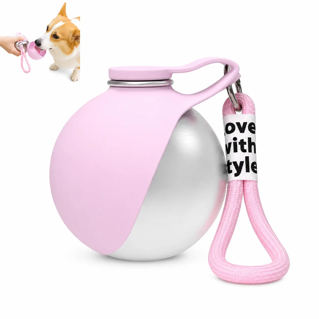 Durable Spill-Proof Dog Water Dispenser – Premium Portable Bottle for All-Terrain Travel with Effortless Single-Handed Operation and Leak-Free Assurance